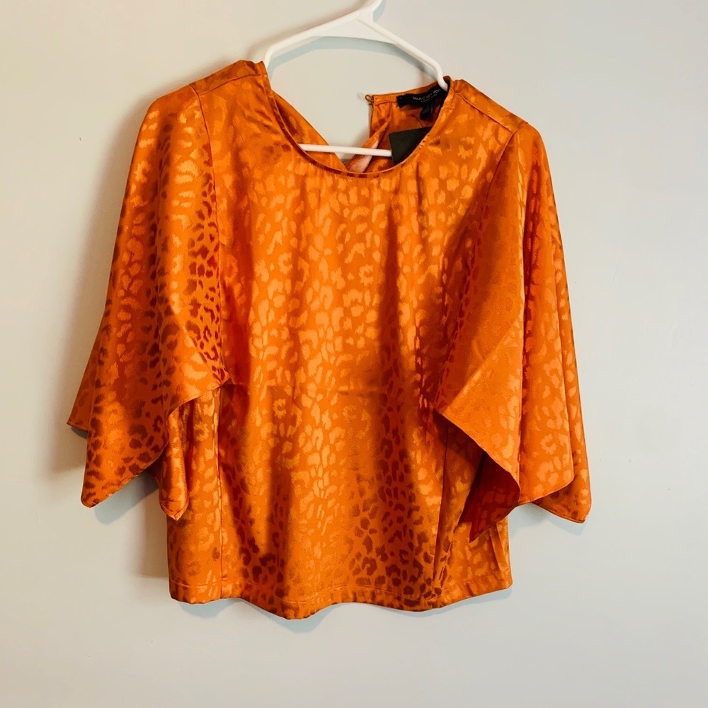 NWT Andrew Marc top maple color 004